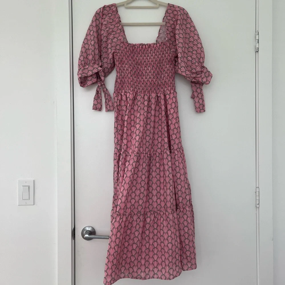 PEIXOTO PINK PALOMA SEASHELL DRESS Size Medium NWT - Picture 3 of 8